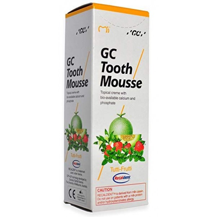 GC TOOTH MOUSSE TUTTI FRUTI FLAVOR